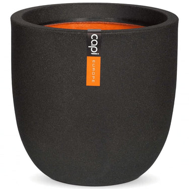 Capi bloempot urban smooth 35x34 cm zwart kbl932