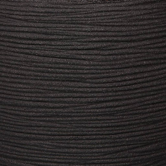 Capi bloempot nature rib 43x41 cm zwart kblr933