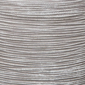 Capi plantenbak nature rib vierkant 40x40 cm ivoorkleurig kofi903