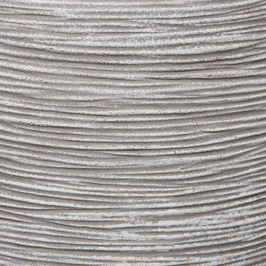 Capi plantenbak nature rib vierkant 40x40 cm ivoorkleurig kofi903