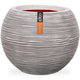 Capi bloempot nature rib bolvormig 62x48 cm ivoorkleurig kofi271