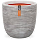 Capi bloempot nature rib 35x34 cm ivoorkleurig kofi932