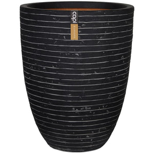 Capi bloempot nature row elegant laag 36x47 cm antraciet krwz782