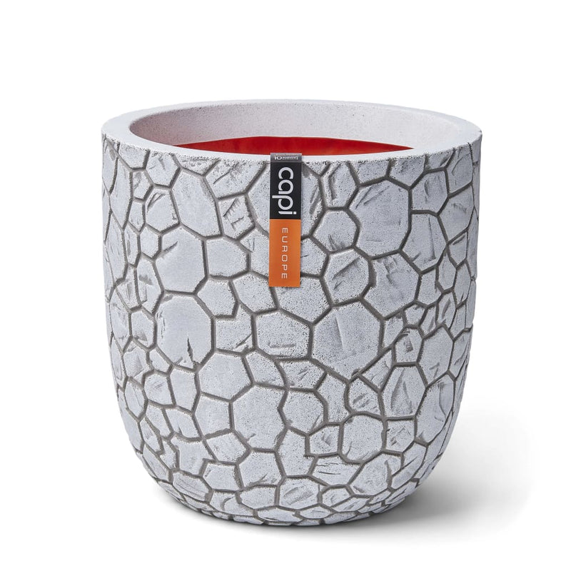 Load image into Gallery viewer, Capi bloempot clay bolvormig 43x41 cm ivoorkleurig
