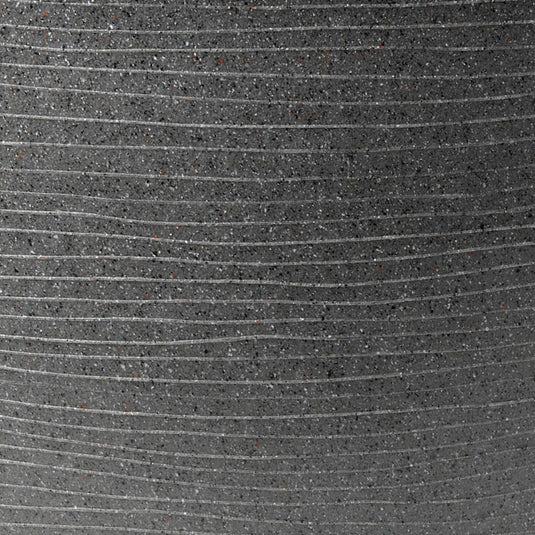 Capi bloempot arc granite taps laag 60x48 cm antracietkleurig