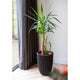 Capi bloempot groove elegant 34x46 cm zwart