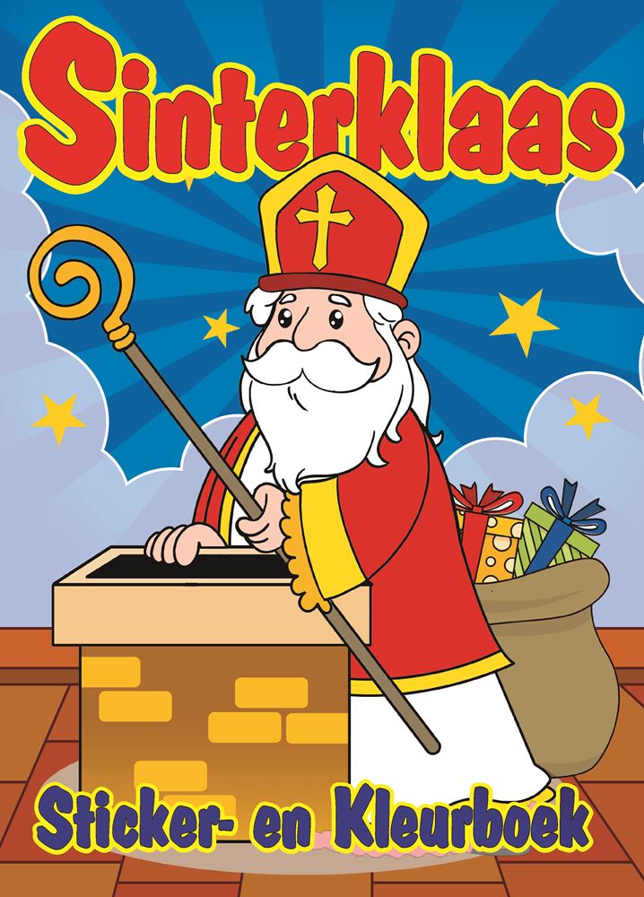 Afbeelding laden in galerijviewer, Sinterklaas sticker-en kleurboek 2 a. a4
