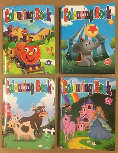 Boek specials nederland bv kleurboekje a5. 64 pag. (20 stuks) 4 ass