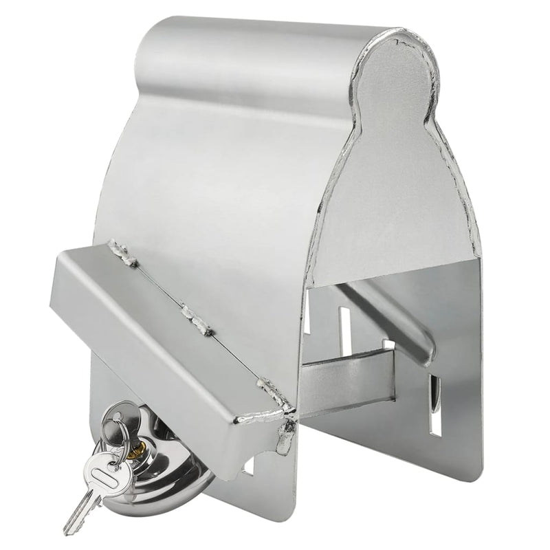 Load image into Gallery viewer, Proplus rijdend koppelingsslot staal 23 cm zilver met discusslot
