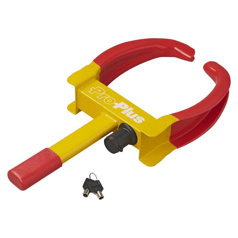 Load image into Gallery viewer, Proplus wielklem universeel max. bandbreedte 26,5 cm geel rood
