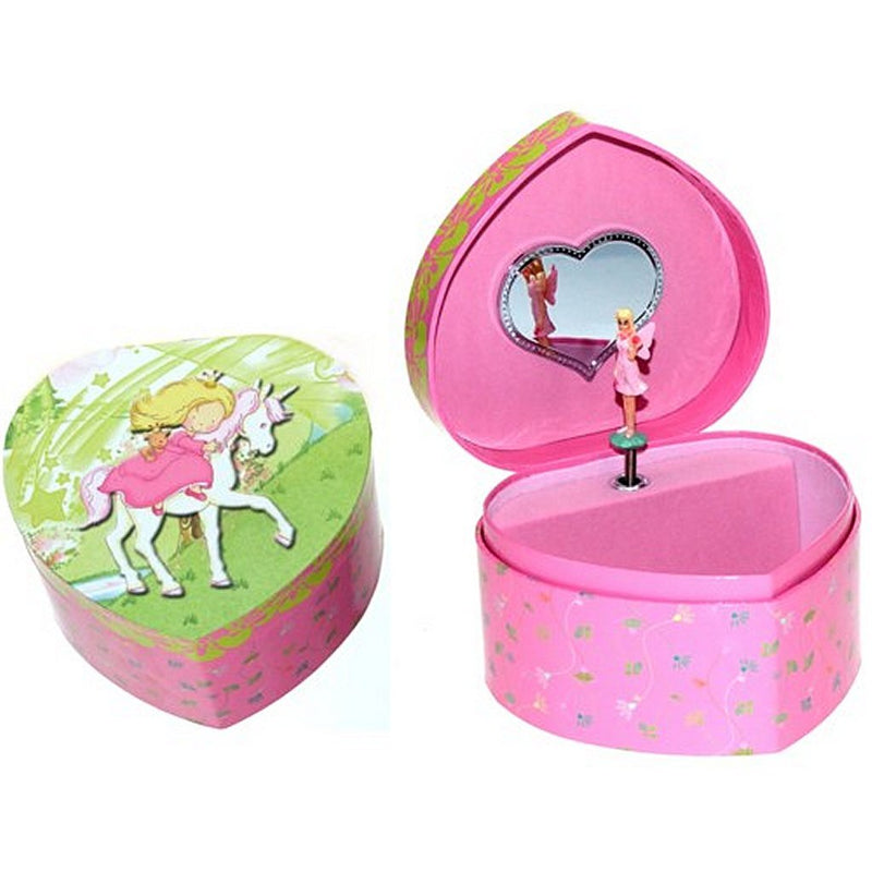 Load image into Gallery viewer, Simply for kids houten juwelendoosje met muziek prinses op paard
