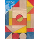Set houten blokken. 29 delig. 1+
