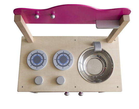 Keukentje met oven roze
