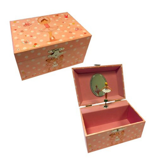 Simply for kids juwelendoosje met muziek en ballerina polkadot