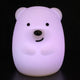 Nachtlamp silicone beer groot. 1+