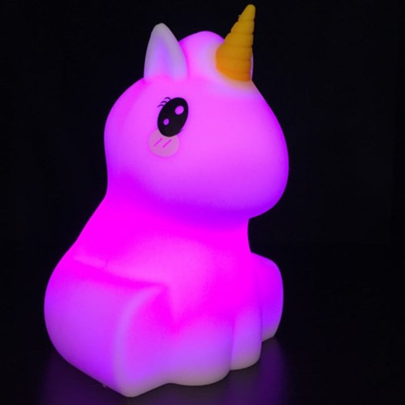 Afbeelding laden in galerijviewer, Nachtlamp silicone eenhoorn. 1+
