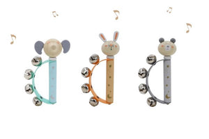 Handbellen dieren. 3 ass (6 stuks) 3+