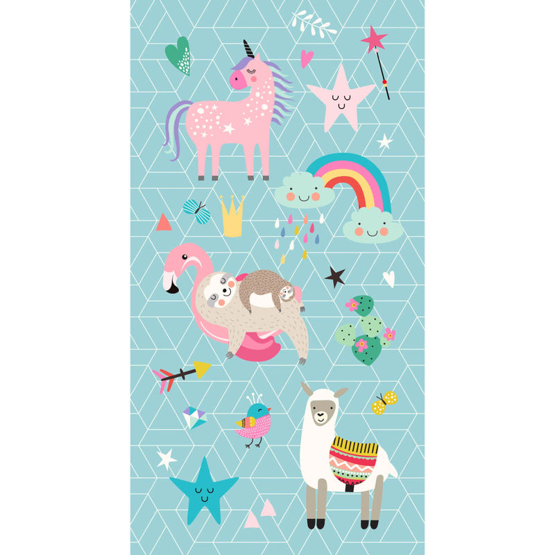 Load image into Gallery viewer, Good Morning Good Morning Strandlaken MOODY 75x150 cm aquablauw
