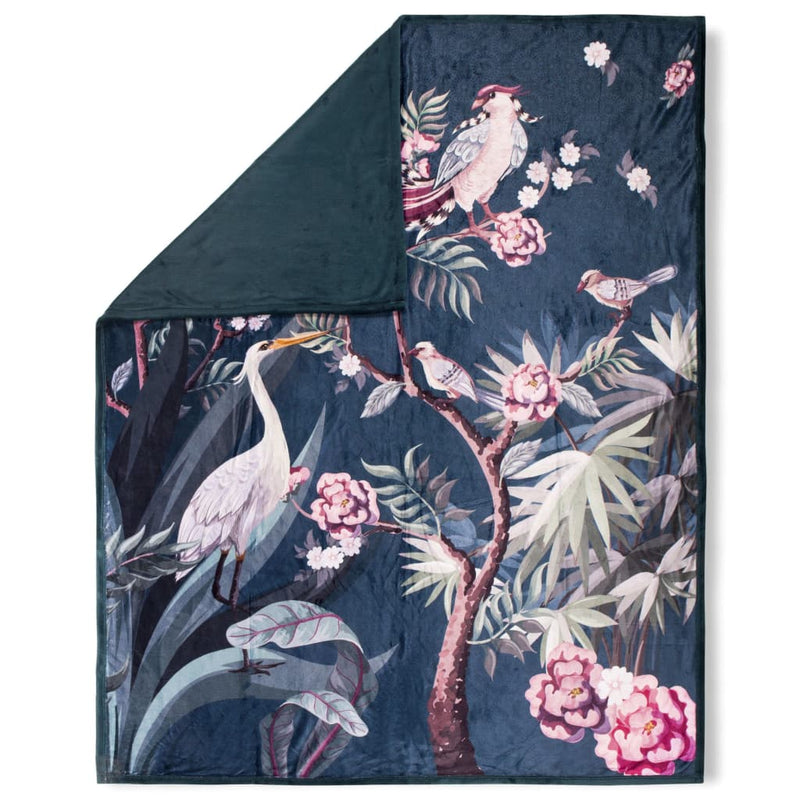Load image into Gallery viewer, Descanso Descanso Plaid SARENZA 130x160 cm petrol
