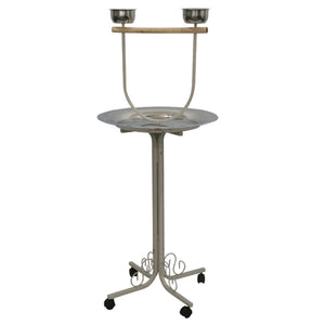 Strong papegaaienspeelplaats amy 55x55x135 cm zilvergrijs 99048