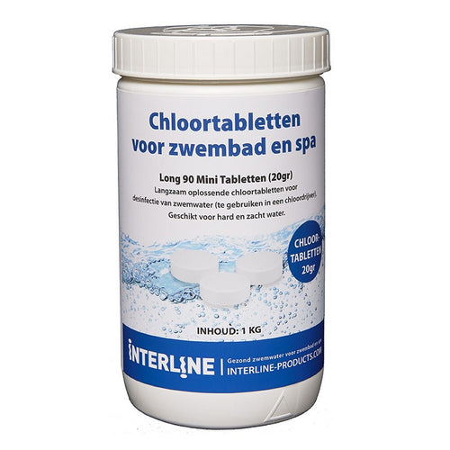 Interline Chloortabletten Long90 20gram 1kg