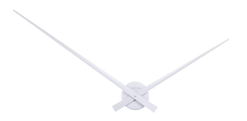 Nextime ne-2269zi wandklok dia. 85 cm, aluminium, zilver, hands