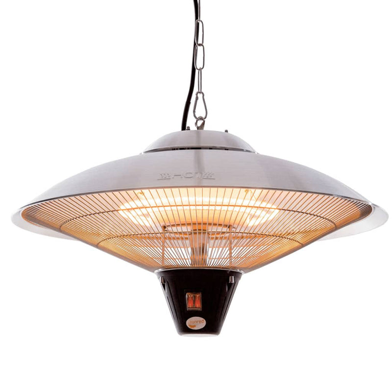 Load image into Gallery viewer, Sunred Sunred Hangende verwarmer Sirius 2100 W halogeen zilver CE09
