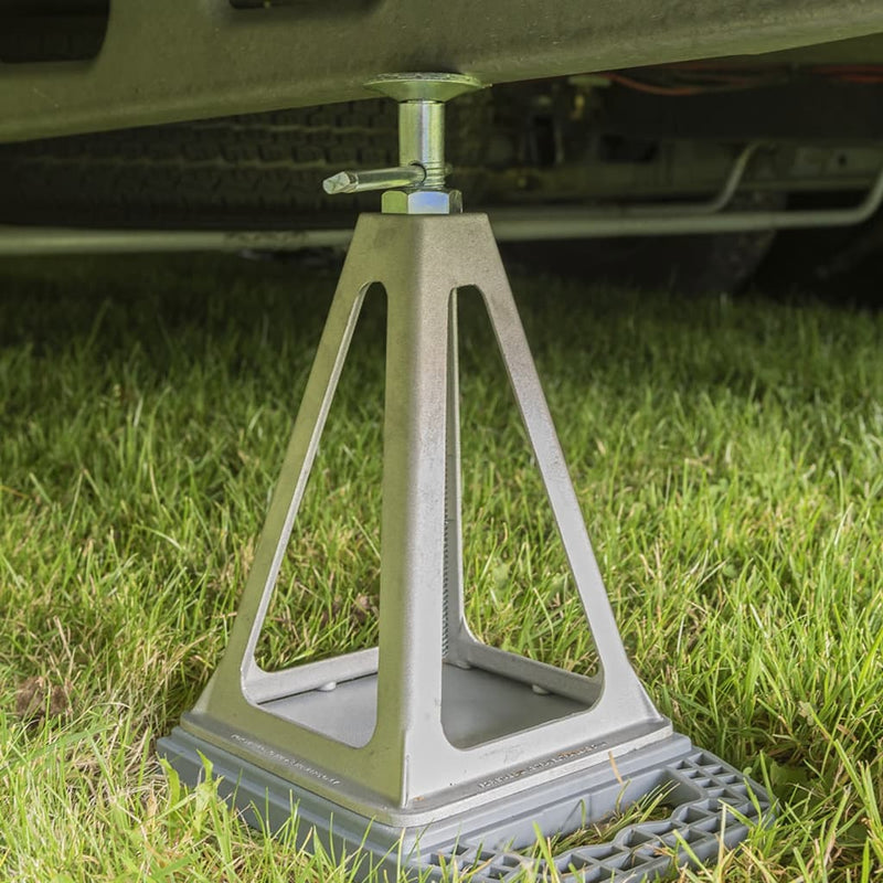 Load image into Gallery viewer, Proplus caravanhoeksteunenset tot 3600 kg aluminium 4 stuks
