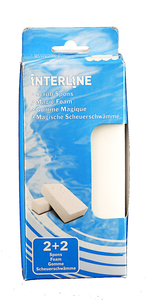 Load image into Gallery viewer, Interline zwembad scrub sponzen 4 stuks
