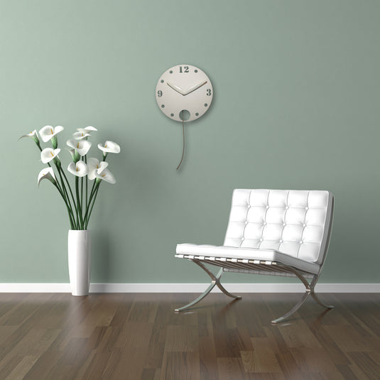 Nextime ne-3102 wandklok 30x55,5cm plastic, #039;waggle #039;