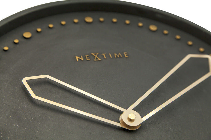 Load image into Gallery viewer, NeXtime NeXtime NE-3197ZW Wandklok Dia. 35 Cm, Polyresin, Zwart
