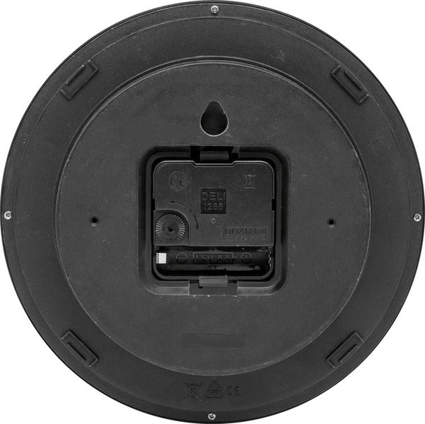 Load image into Gallery viewer, Nextime nx-7321zw wandklok nxt diameter 20cm kunststof zwart, witte wijzerplaat
