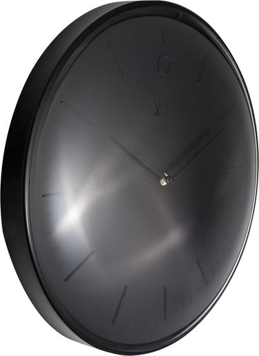 Nextime ne-3235zw wandklok glamour ø40 metaal zwart