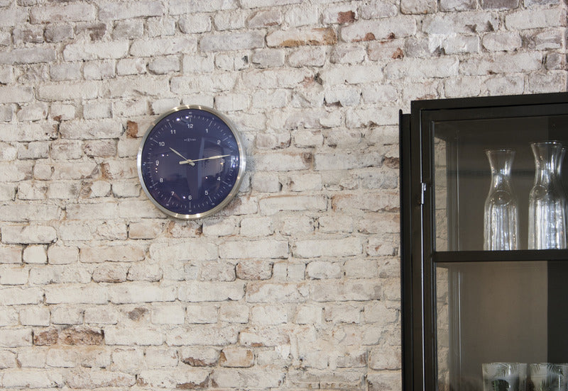 Load image into Gallery viewer, Nextime ne-3243bl wandklok 60 minutes ø33 metaal blauw
