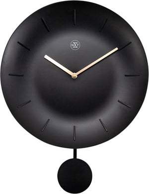 Nextime nx-7339zw wandklok nxt bowl ø 30 cm zwart