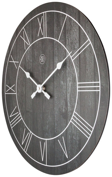 Load image into Gallery viewer, Nextime nx-7345zw wandklok nxt paul dia 40cm hout bruin
