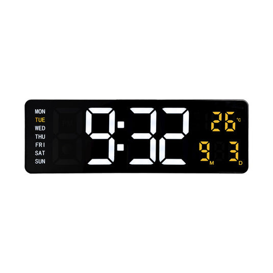 Nextime ne-3322 wandklok super digi 38,8x12,9 cm