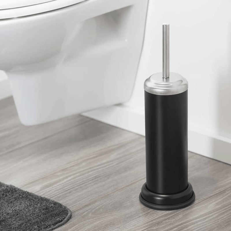Load image into Gallery viewer, Sealskin toiletborstel met houder acero zwart 361730519
