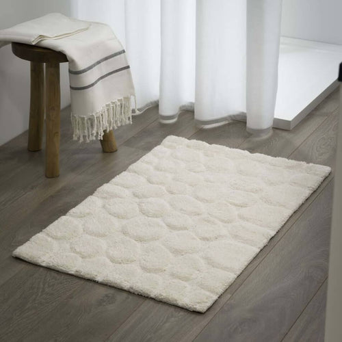 Sealskin badmat pebbles 60x90 cm katoen ivoorkleurig