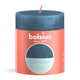 Bolsius stompkaars 80 68 shimmer blue