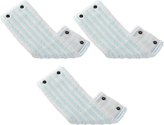 Leifheit clean twist m combi clean m vloerwisser vervangingsdoek met drukknoppen micro duo33 cm set van 3