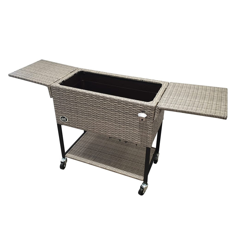 Load image into Gallery viewer, AXI AXI Koelbox country wickerlook 76 L bruin
