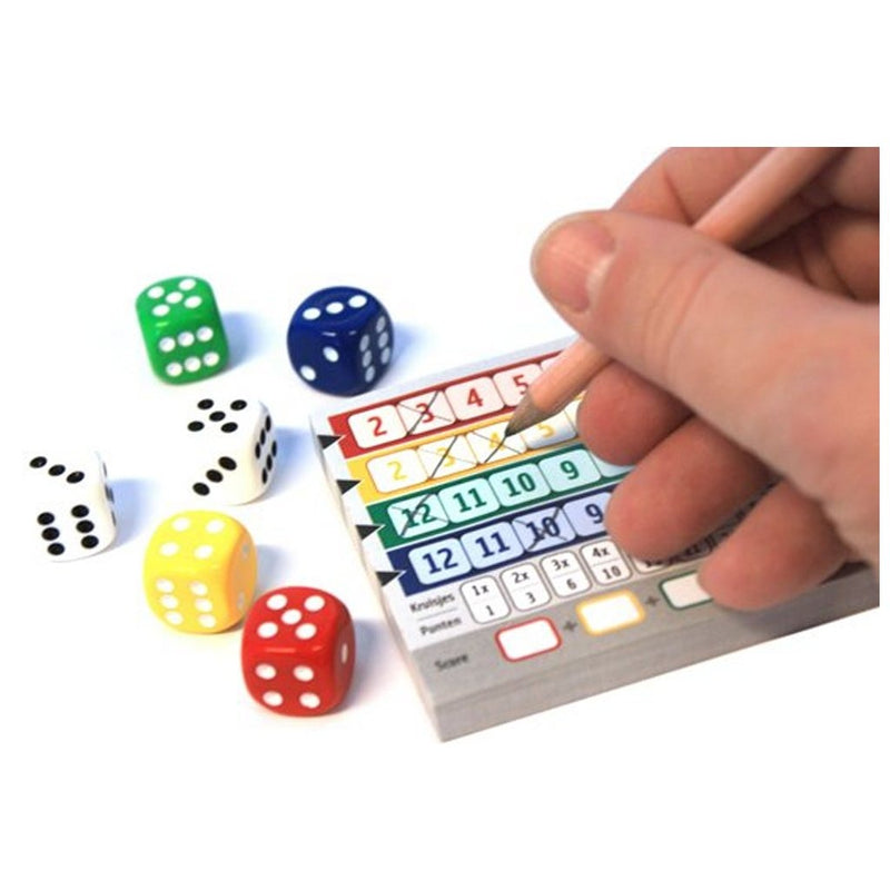 Load image into Gallery viewer, White goblin games qwixx dobbelspel (nederlands, 2 - 5 spelers, 15 minuten, vanaf 8 jaar)
