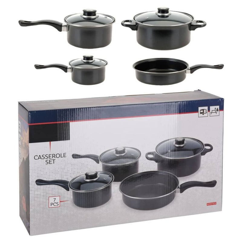 Load image into Gallery viewer, Excellent Houseware Houseware 7-delige Kookpannenset anti-aanbaklaag
