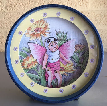 Muziekdoos bloemenkinderen (rond)