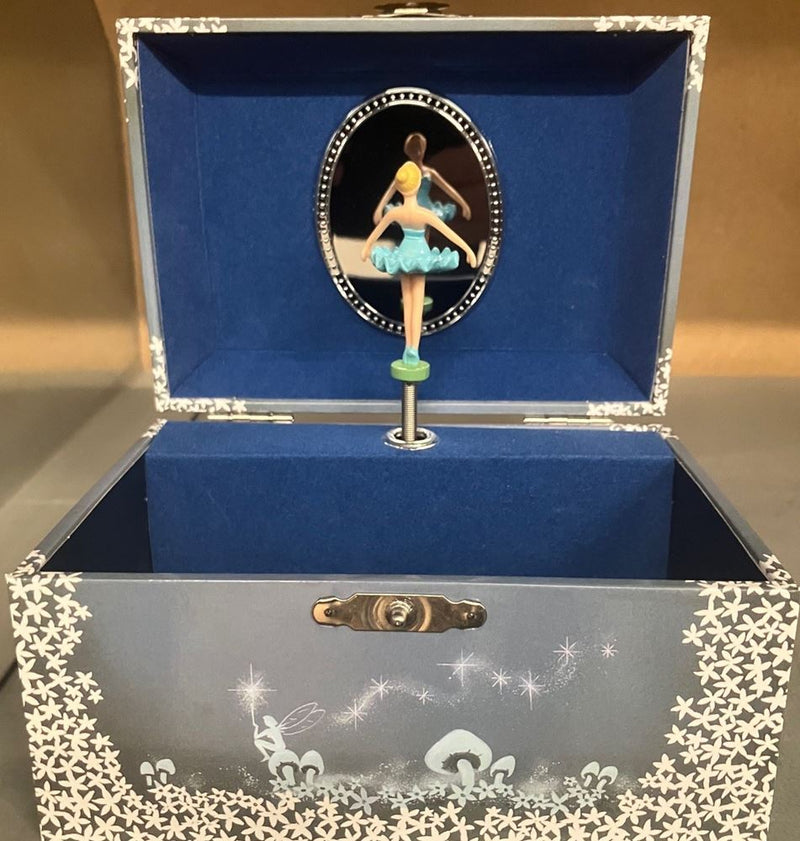 Afbeelding laden in galerijviewer, Juwelendoosje blauw met muziek ballerina

