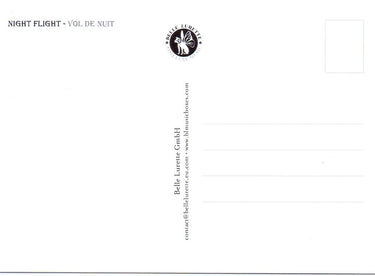 Prentbriefkaart cd01: night flight. 6 st