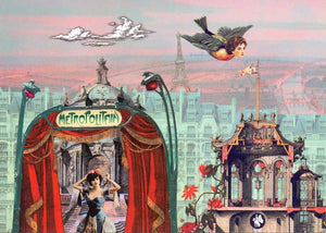 Prentbriefkaart cd02: metropolitain 6 st