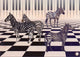 Prentbriefkaart cd03: piano zebra 6 st | 6 stuks