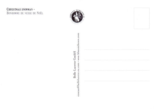 Prentbriefkaart cd11: christmas sno 6 st